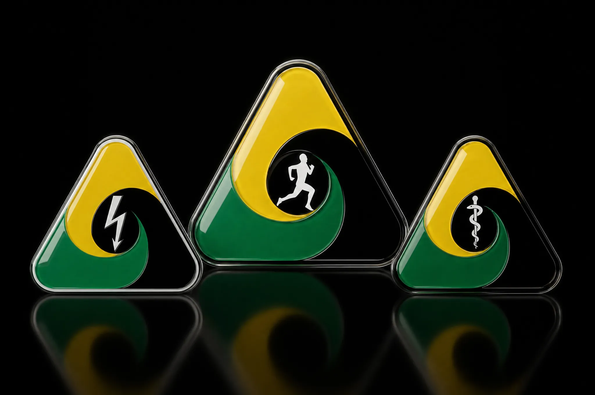 Logos der i-Arbeitsschutz Service GmbH – i-Arbeitsmedizin, i-Arbeitsschutz und i-AElektro