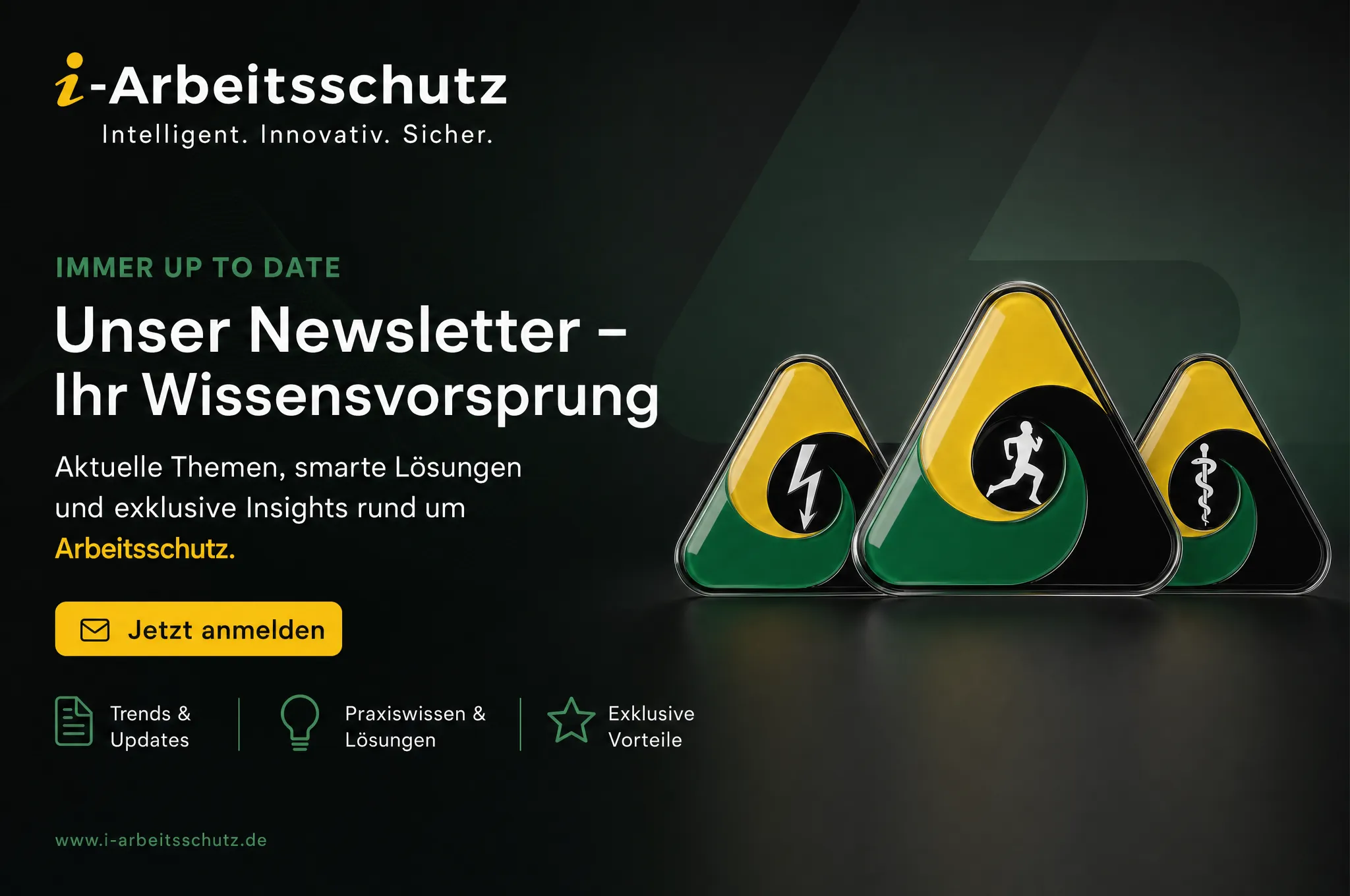 Newsletter der i-Arbeitsschutz Service GmbH – Jetzt anmelden und informiert bleiben